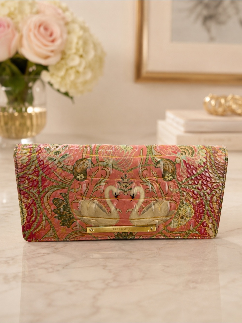 NWT, Brahmin Odette Melbourne Ombré Ady Genuine Leather Wallet - Picture 4 of 4